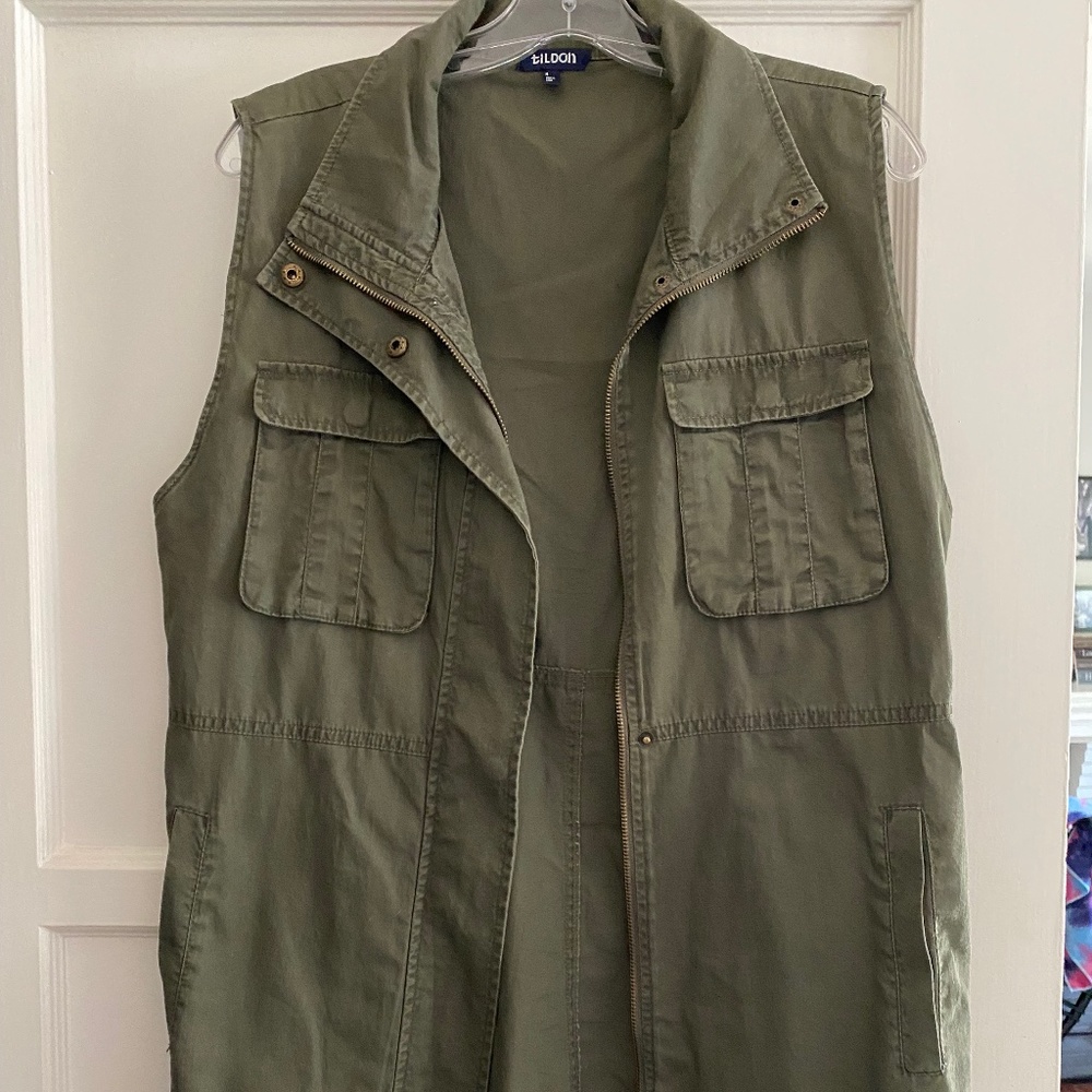 Tildon Army Green Vest